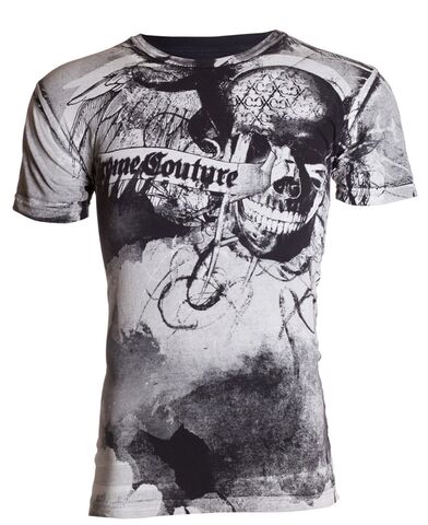 Xtreme Couture | Футболка мужская CROSSED OUT X202 от Affliction перед