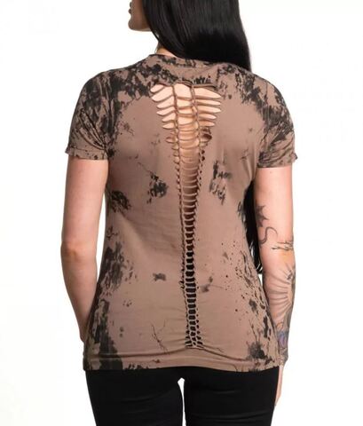 Affliction | Футболка женская SOLACE AW25240 сзади