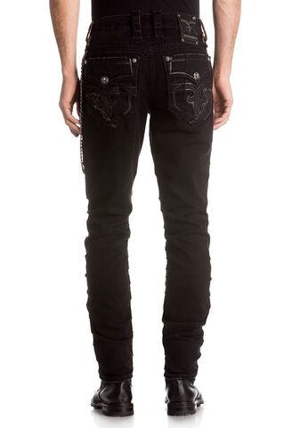 Rock Revival | Джинсы мужские NORWELL ST205 STACKED TAPER WITH CHAIN 32" TJ2383ST205R сзади