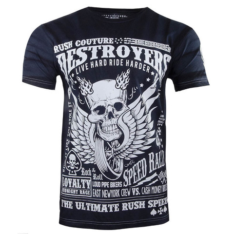 Футболка DESTROYER Black Rush Couture. Made in USA