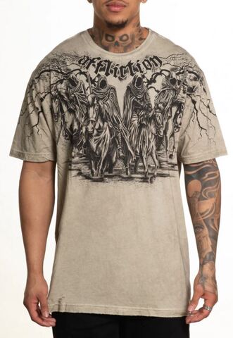 Affliction | Футболка мужская Doomsday Tee A27939 перед