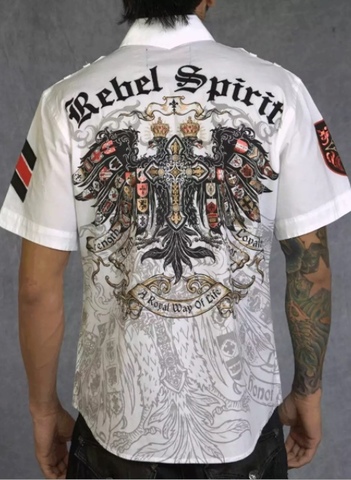 Rebel Spirit | Рубашка мужская SSW111026 спина