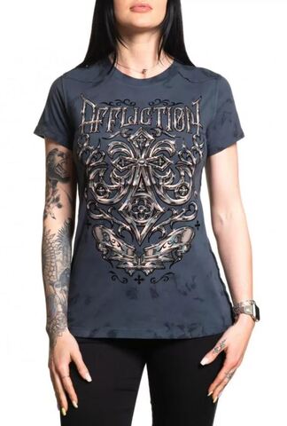 Футболка женская Affliction Abrasive Line AW26152