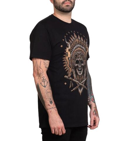Affliction | Футболка мужская Mountain Smoke Tee A26490 справа