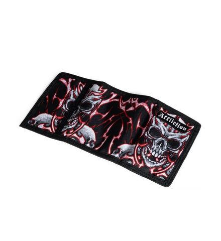 Affliction | Кошелёк Double Death Wallet A28073 развернутый