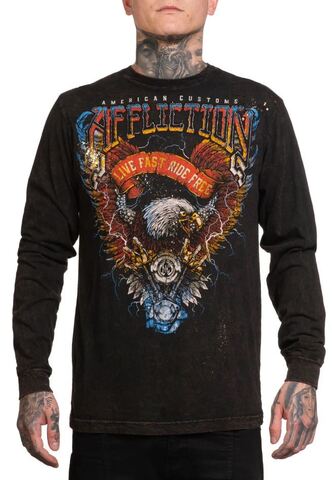 Футболка лонгслив Shredded Pavement LS Tee Affliction