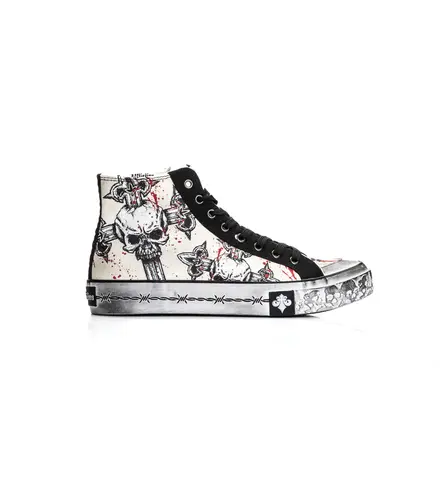 Affliction | Кеды мужские Cross Hi-Top Shoe A30042 справа
