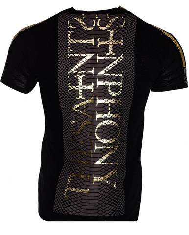 The Saints Sinphony | Футболка мужская PYTHON GOLD LOGO TS2682 спина