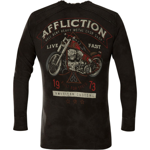 Affliction | Пуловер мужской двусторонний AC PETINA A21679 спина