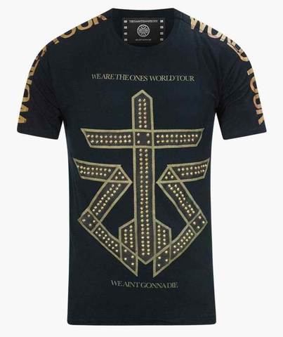The Saints Sinphony | Футболка мужская DEE SNIDER WORLD TOUR TOP Black TSDS3169 перед
