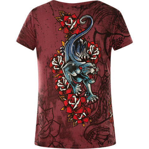 Affliction | Футболка женская Dottie Rose AW25155 сзади