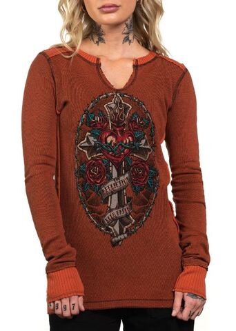Пуловер женский двусторонний Affliction ABSOLUTE AW26088