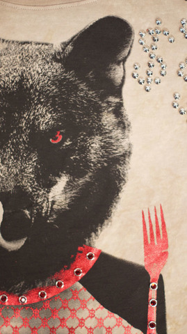 The Saints Sinphony | Футболка мужская WE THE WOLVES TS2725 принт спереди волк
