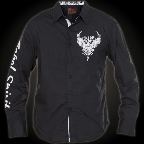 Rebel Spirit | Рубашка мужская LSW151705 перед