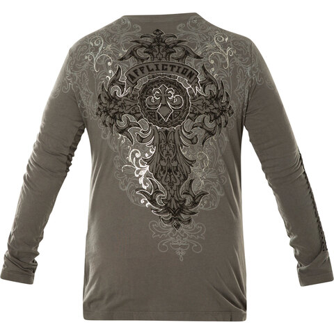 Affliction | Футболка лонгслив женская FOLKLORE AW25308 сзади