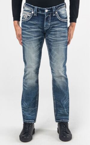 Rock Revival | Джинсы мужские ERMIAS J202 STRAIGHT RP3736J202 перед
