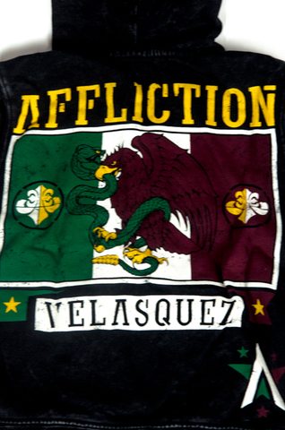 Affliction | Худи детское Cain Velasquez Youth Hoodie AT8328 принт на спине