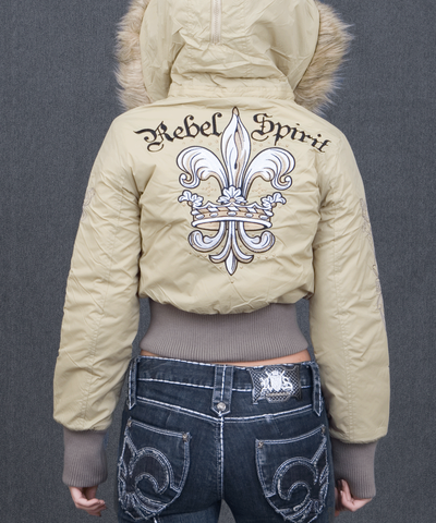Rebel Spirit | Худи женское GFJK17 сзади