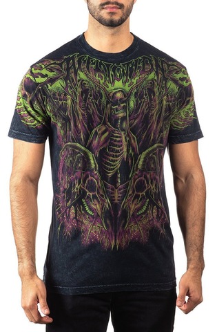 Футболка мужская Affliction POST HUMAN A24842