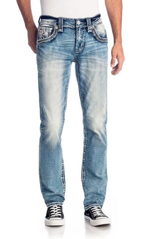 Rock Revival | Джинсы мужские TOFFEE A201 ALT STRAIGHT RP2462A201 перед