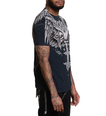 Affliction | Футболка мужская Death Eyes Tee A27250 справа