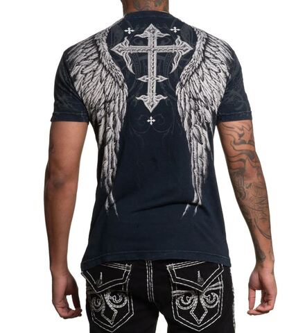 Affliction | Футболка мужская Death Eyes Tee A27250 сзади