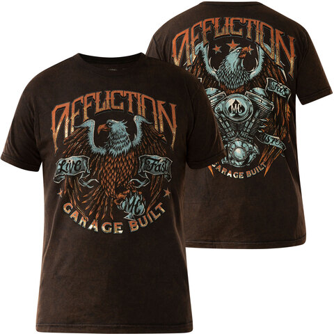 Affliction | Футболка мужская AC Wind Rider A24549 перед и сзади
