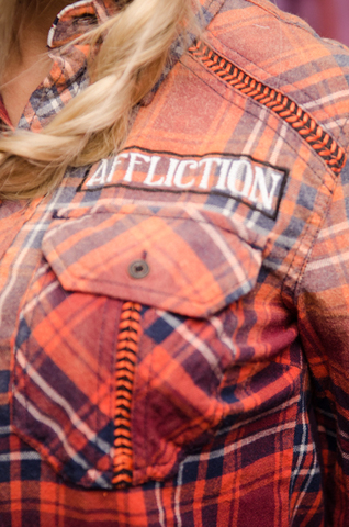 Affliction | Рубашка женская LUSH LIFE 111WV150 передний карман
