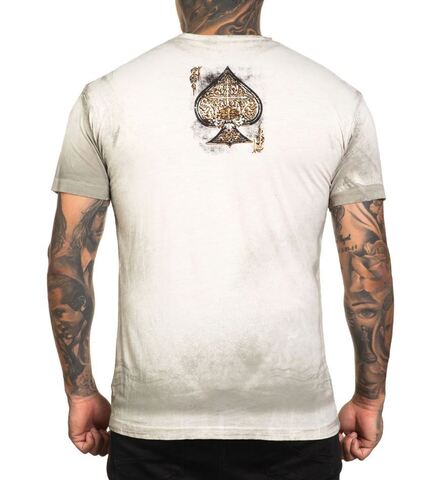 Affliction | Футболка мужская High Stakes Tee A26270 сзади