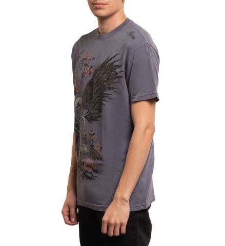 Affliction | Футболка мужская Winged Reaper Tee A27243 слева