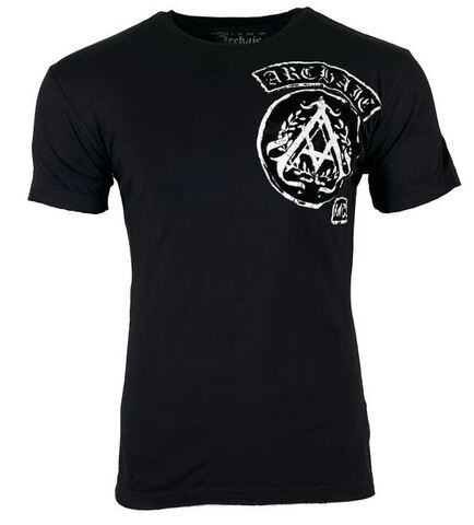 Archaic | Футболка мужская King Black AM1218BLW от Affliction перед