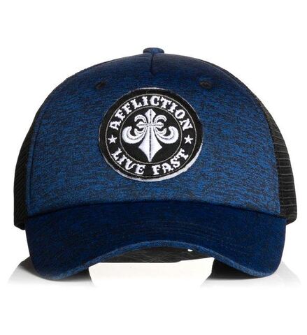 Affliction | Бейсболка Divio Hat Navy Blue A26555 перед