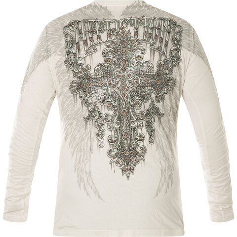 Affliction | Футболка лонгслив женская Solace AW25218 сзади