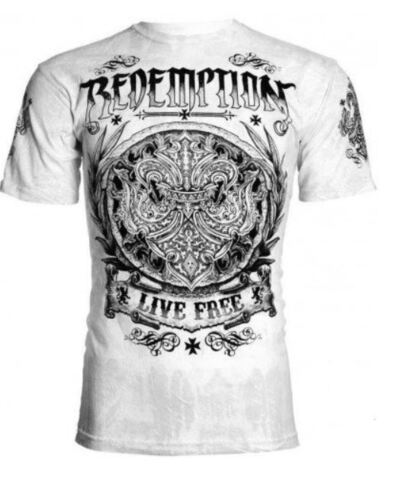 Футболка SHIELDED White Archaic от Affliction