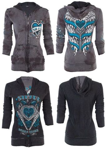 Худи двустороннее LOVE BANDIT Sinful от Affliction