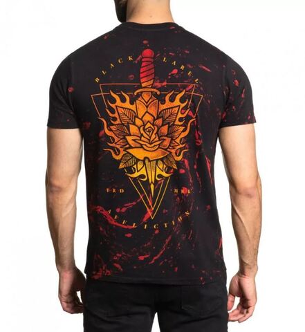 Affliction | Футболка мужская Mystic Dagger A26172 сзади