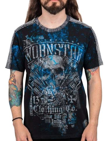 Wornstar | Футболка мужская DEVIL'S ENGINE TEE W108 перед