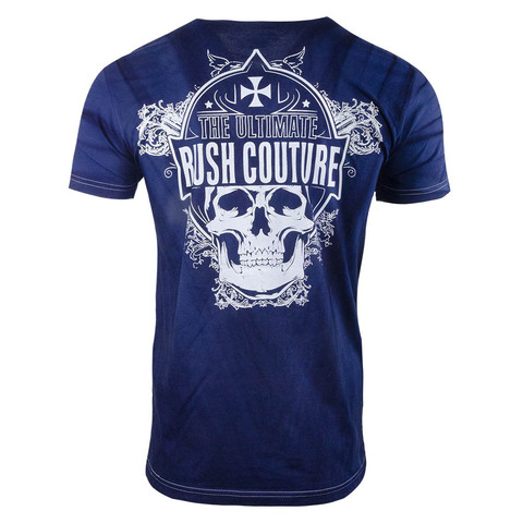 Rush Couture | Футболка мужская FLASH Blue RC255 спина