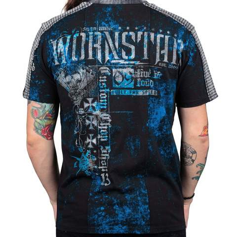Wornstar | Футболка мужская DEVIL'S ENGINE TEE W108 спина