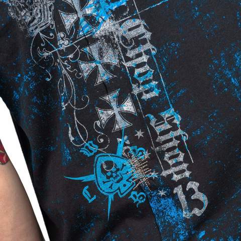 Wornstar | Футболка мужская DEVIL'S ENGINE TEE W108 принт на спине