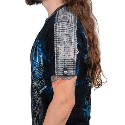 Wornstar | Футболка мужская DEVIL'S ENGINE TEE W108 левый рукав
