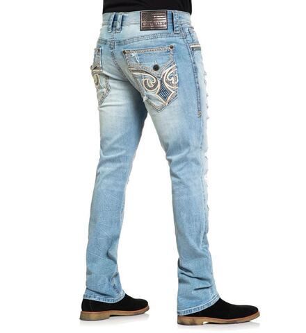 Affliction | Джинсы мужские Ace Aiden Jeans 110SS252 сзади справа