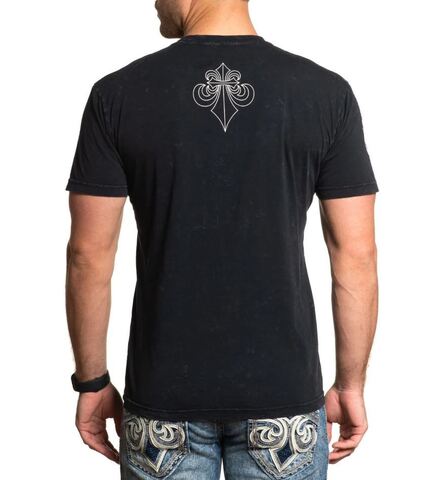Affliction | Футболка мужская Angels Tee A25880 сзади