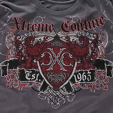 Xtreme Couture | Футболка мужская KINGS PRIDE X205 от Affliction принт спереди