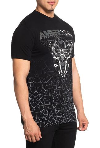 American Fighter | Футболка мужская CARAWAY FM13508 от Affliction правый бок
