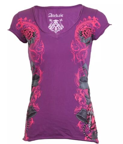 Футболка Happy Spirit Tee Puple Archaic от Affliction