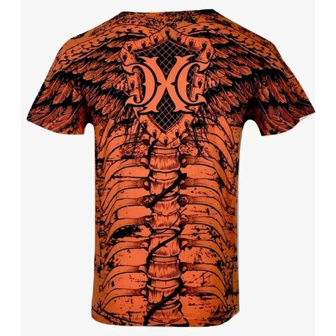 Xtreme Couture | Футболка мужская ANATOMY ORANGE X792OR от Affliction спина