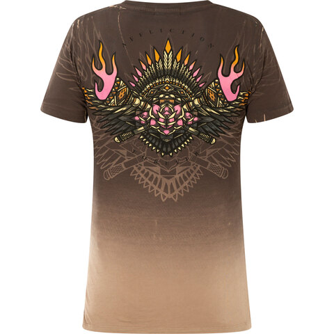 Affliction | Футболка женская Tribal Fire AW25146 спина