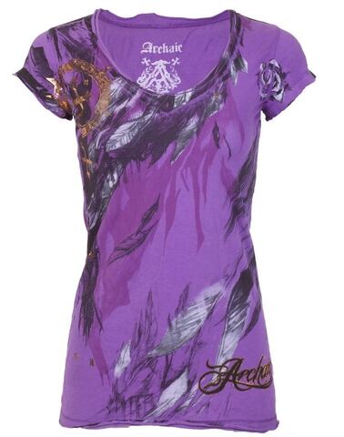 Футболка Second Love Tee Purple Archaic от Affliction