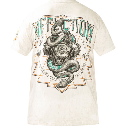 Affliction | Футболка мужская AC Ironsmith A25121 сзади
